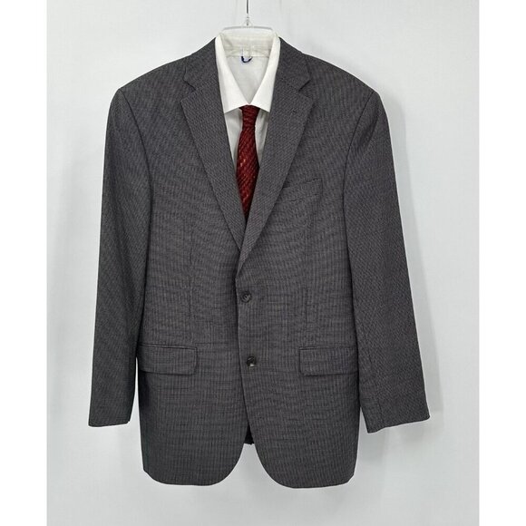 DANIEL CREMIEUX LORO PIANA jacket blazer sport coat check 100% wool 40L - Picture 2 of 10